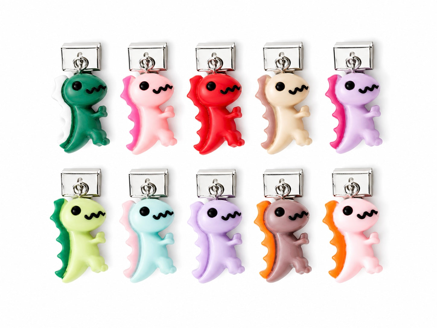 VIRAL Dinosaur Dangle Italian Charm Link