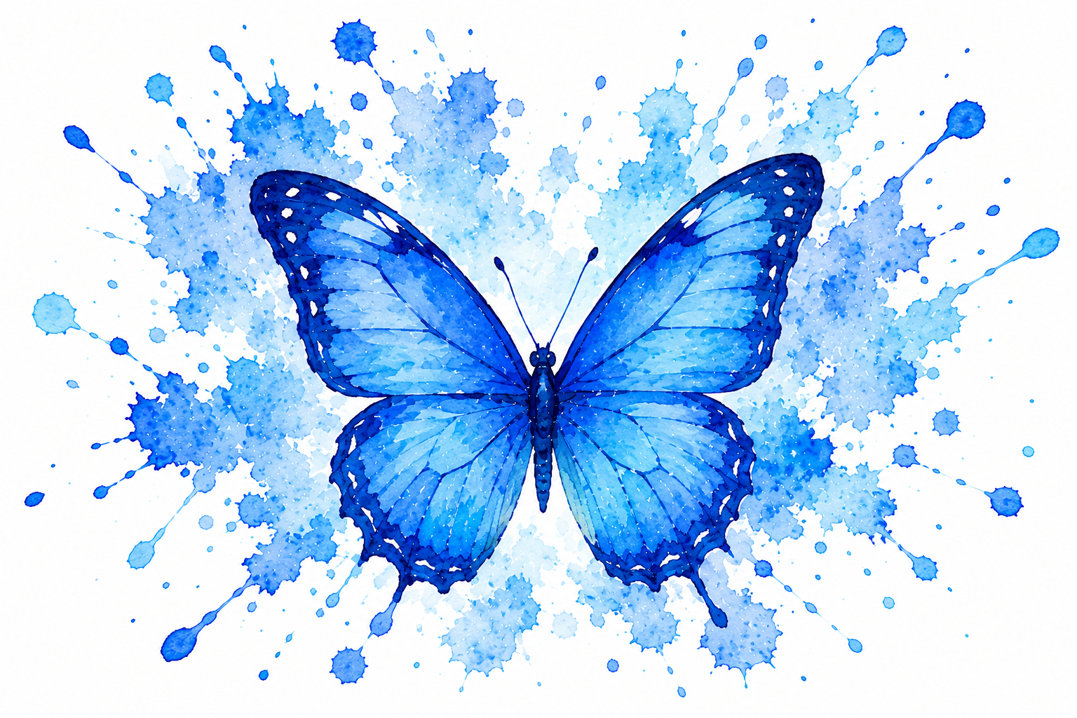 EXCLUSIVE Blue Butterfly Italian Charm Link - PREORDER