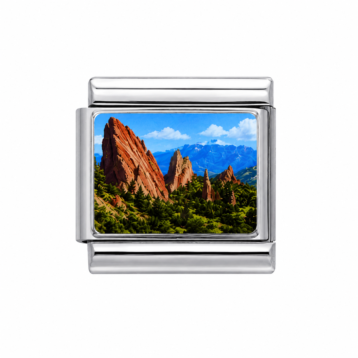 Garden of the Gods Italian Charm Link