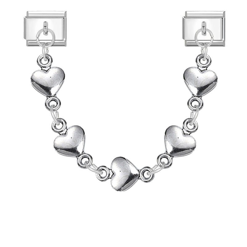 Heart Chain Charm Link