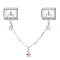 Star Dangle Chain Charm Link