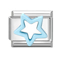 Blue Star Charm Link