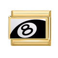 8 Ball Charm Link