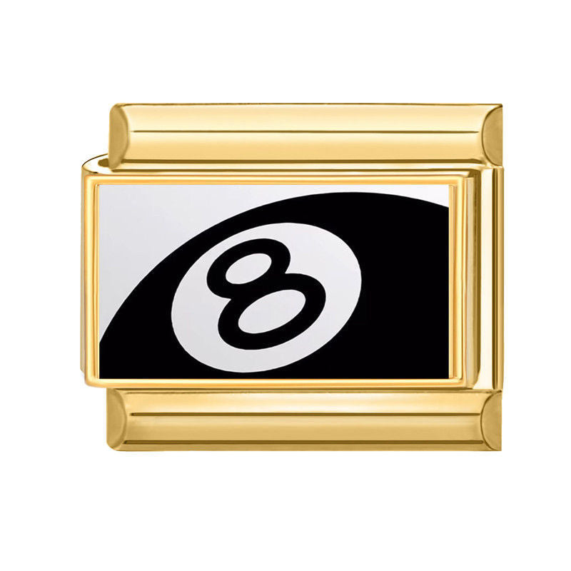 8 Ball Charm Link