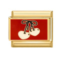 Cherry Bow Charm Link