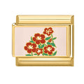 Hibiscus Flower Charm Link