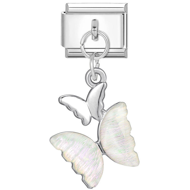 Butterfly Dangle Charm Link