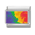 Multicolor Art Charm Link