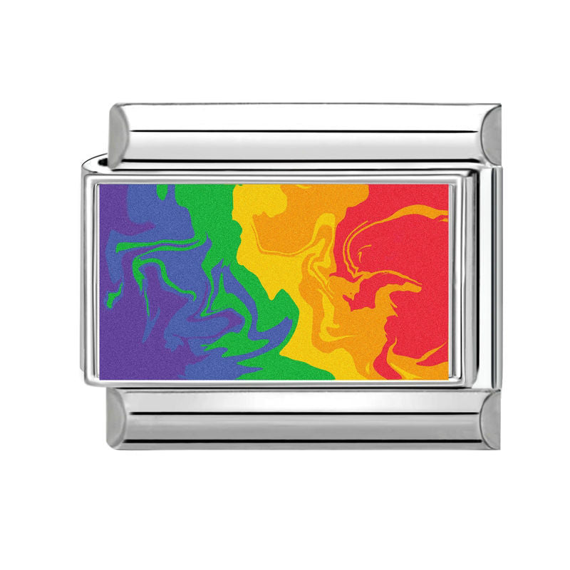 Multicolor Art Charm Link