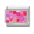 Pink Art Charm Link