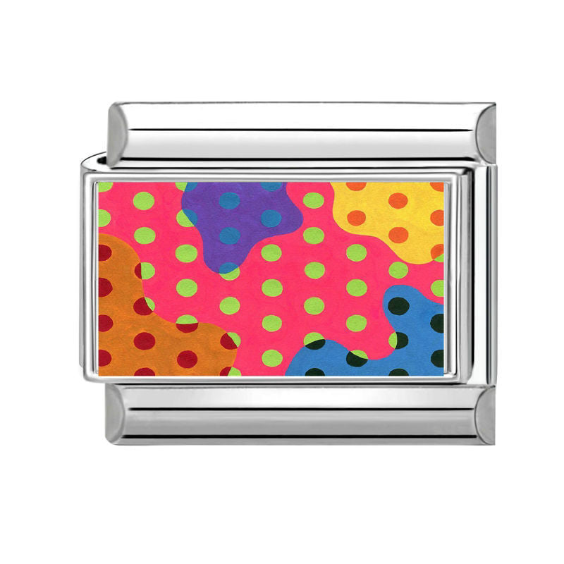 Multicolor Art Charm Link