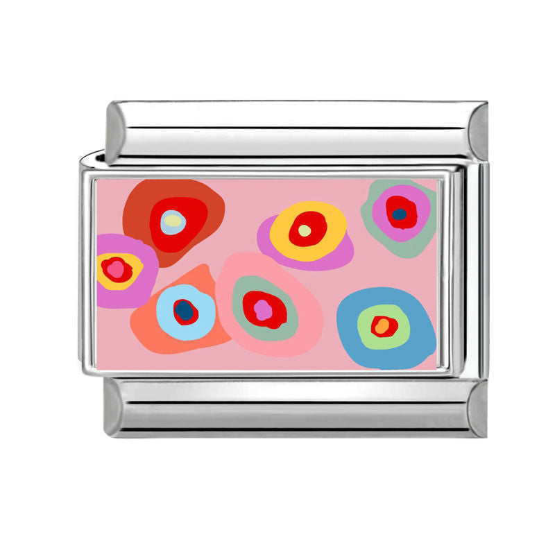 Multicolor Art Charm Link