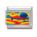 Multicolor Scene Charm Link