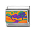 Multicolor Scene Charm Link