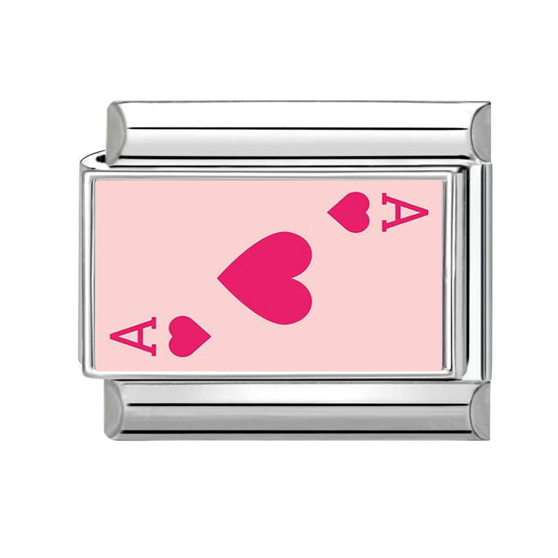Ace Hearts Charm Link
