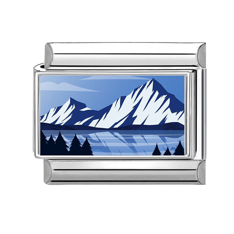 Mountain Lake Charm Link
