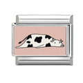 Lazy Cow Charm Link