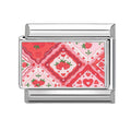 Strawberry Pattern Charm Link