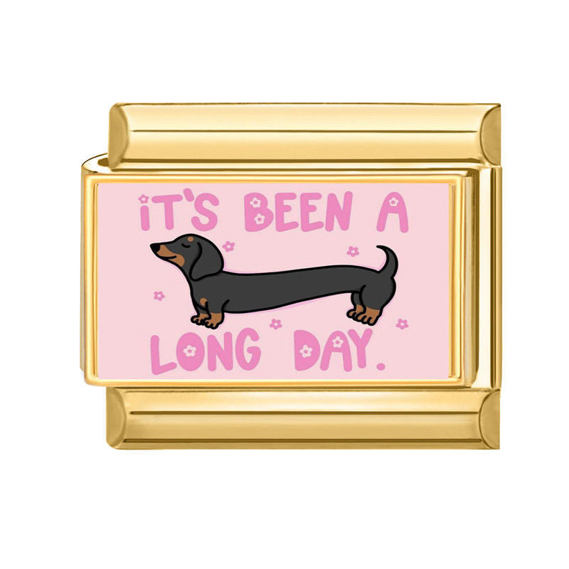 “It’s Been A Long Day” Dog Charm Link