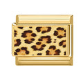 Yellow Leopard Charm Link