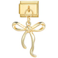 Bow Dangle Charm Link