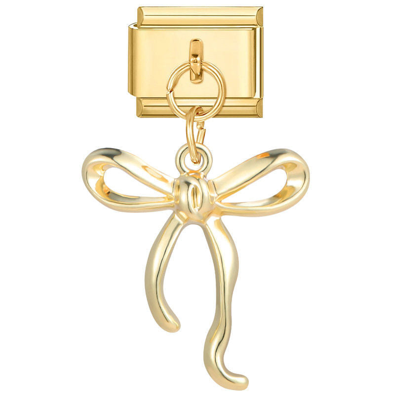 Bow Dangle Charm Link