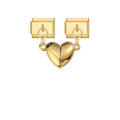 Heart Dangle Charm Link Pair