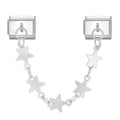 Flat Star Chain Charm Link