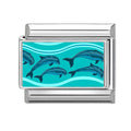 NEW! Swimming Dolphins Charm Link
