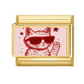 NEW! Red Cat Italian Charm Link