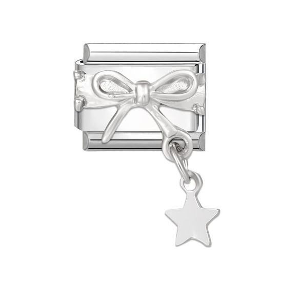 Bow Italian Charm Link