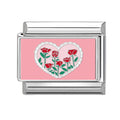 Valentine’s Day Heart Italian Charm Link