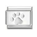 Paw Print Italian Charm Link