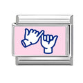 Pinky Promise Italian Charm Link
