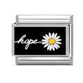 Flower Hope Italian Charm Link