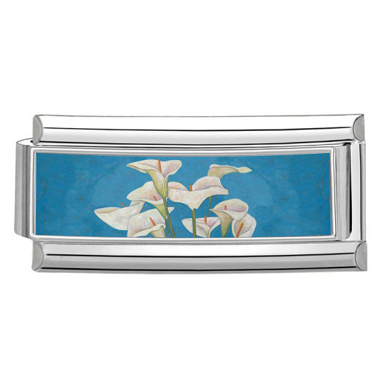 Extended Flower Italian Charm Link