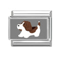Beagle Dog Italian Charm Link