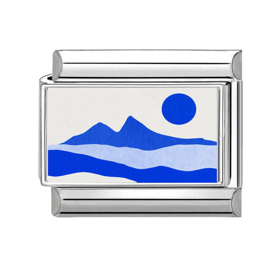 Blue Mountain Italian Charm Link