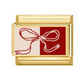 Red Bowknot Italian Charm Link