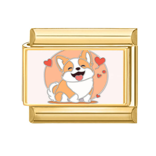 Dog Italian Charm Link