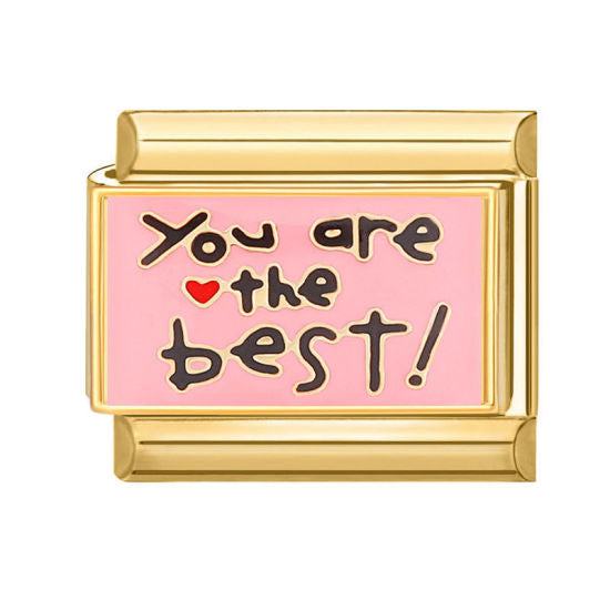 You Are The Best Italian Charm Link